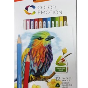 Deli Color Emotion 12 Colored Pencils