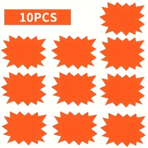 Burst Shaped Cutouts (10 pcs)