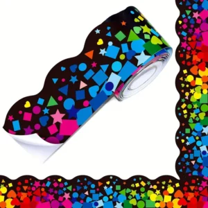 Vibrant Colorful Border Decorative Stickers