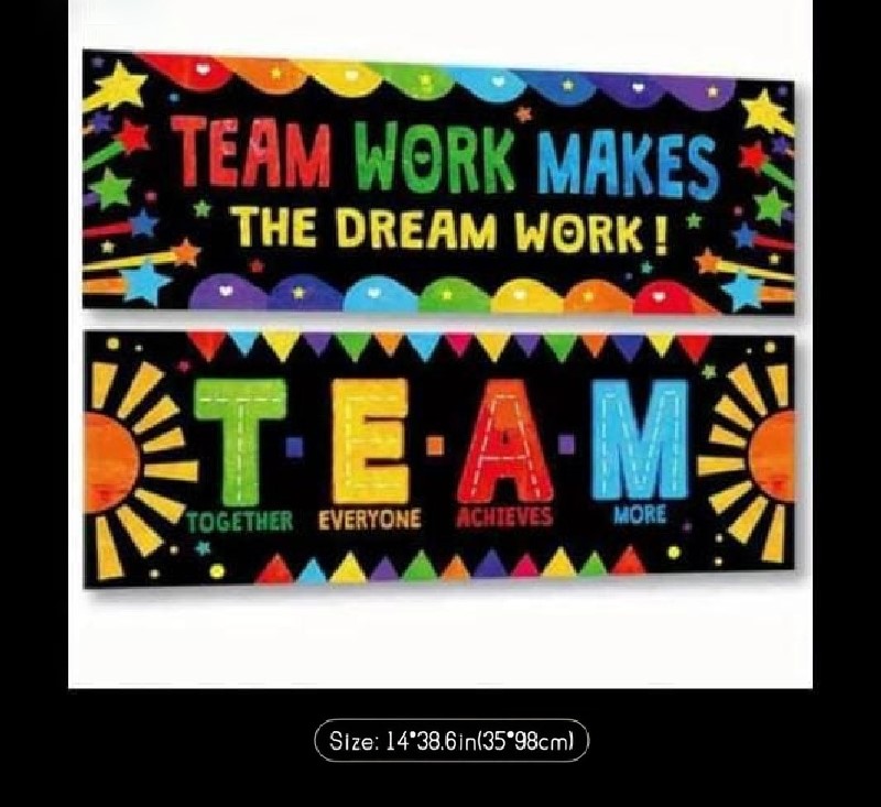 Classroom banner poster