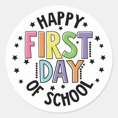 24 pcs Happy First Day of School Stickers