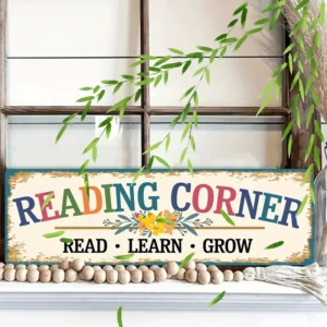 2D Flat Wooden Wall Decoration Sign