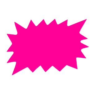 Burst Shaped Cutouts (10 pcs)